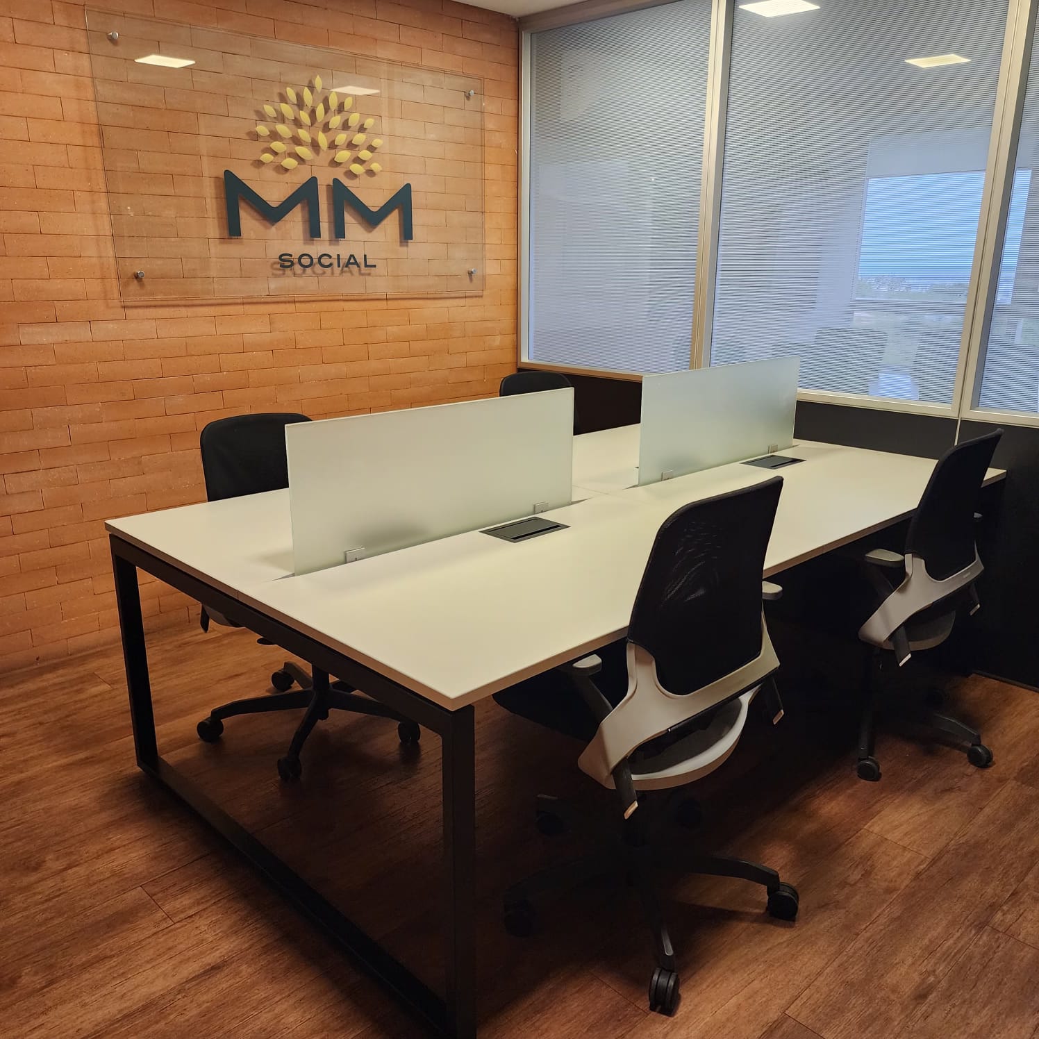 Ambiente de coworking premium em BH