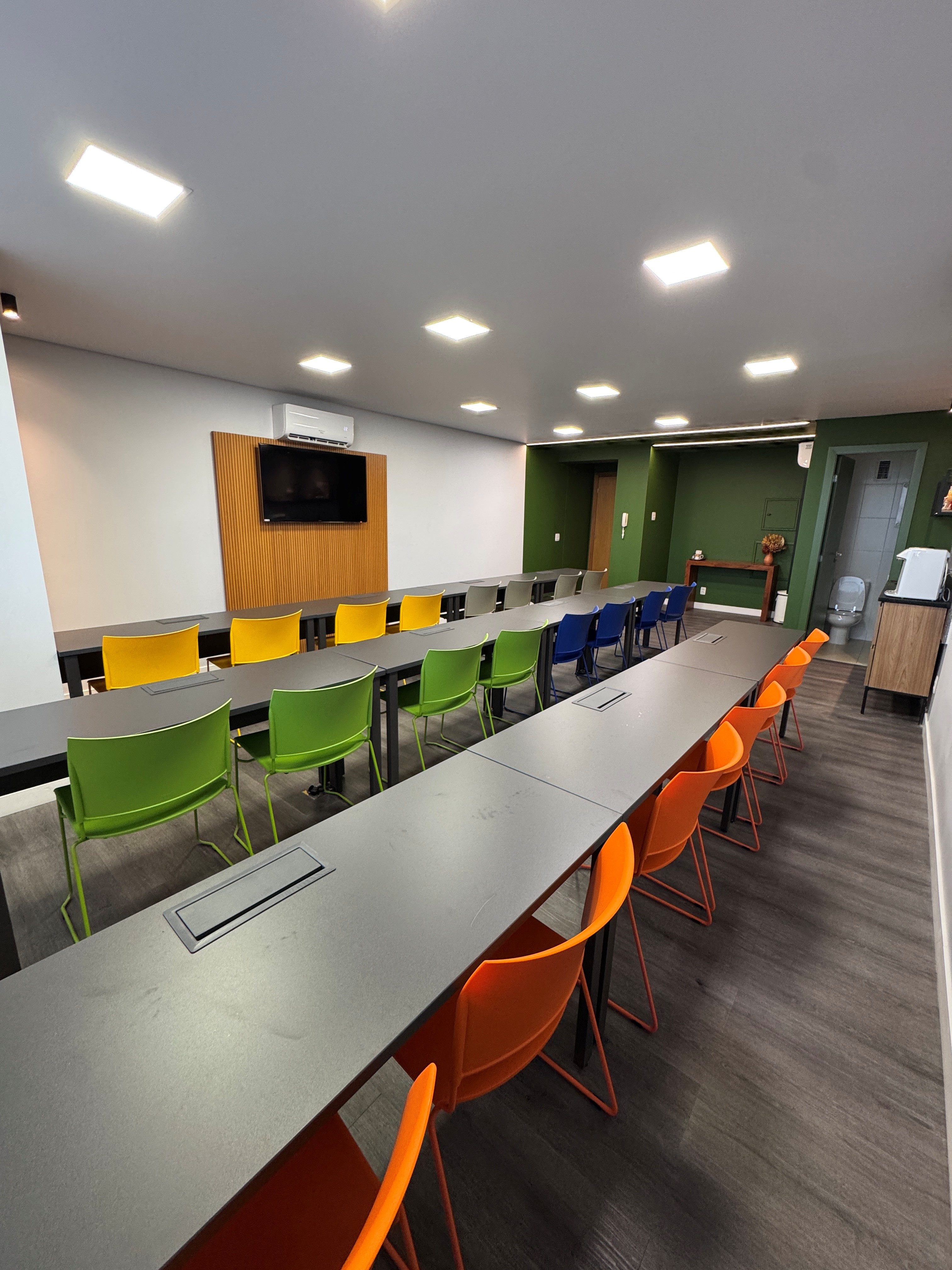 Espaço moderno e ergonômico